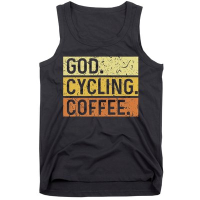 God Cycling Coffee Jesus Mountain Bike Mtb Biking Tank Top