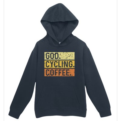 God Cycling Coffee Jesus Mountain Bike Mtb Biking Urban Pullover Hoodie