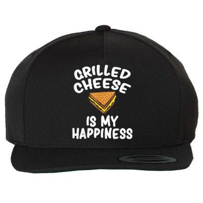 Grilled Cheese Cute Funny Sandwich Lover Design Wool Snapback Cap