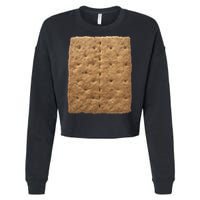 Graham Cracker Camping And Smores Group Halloween Costume Gift Cropped Pullover Crew