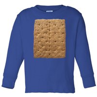 Graham Cracker Camping And Smores Group Halloween Costume Gift Toddler Long Sleeve Shirt