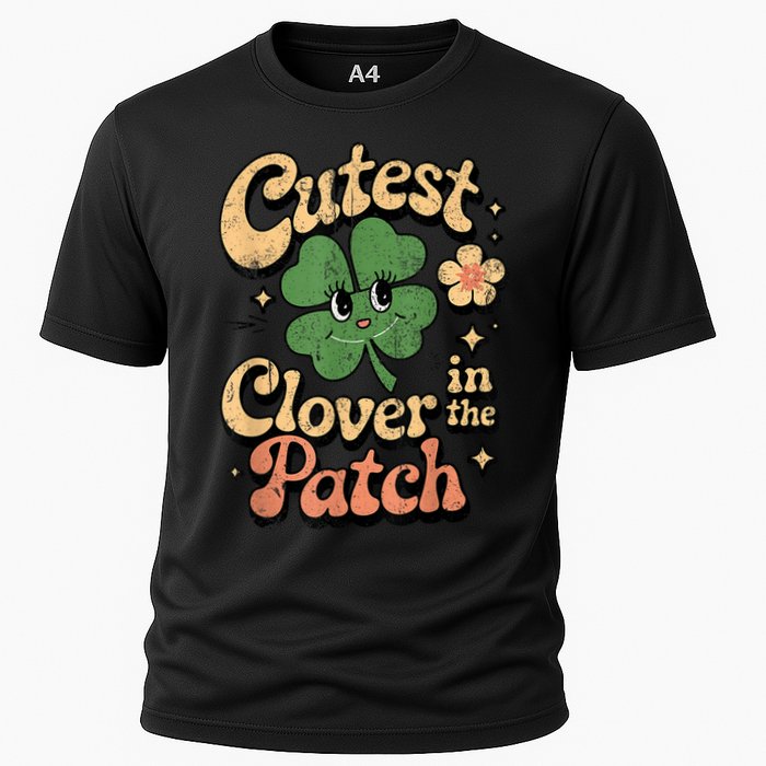 Girl Cutest Clover In The Patch Baby St Patricks Day Gift Cooling Performance Crew T-Shirt