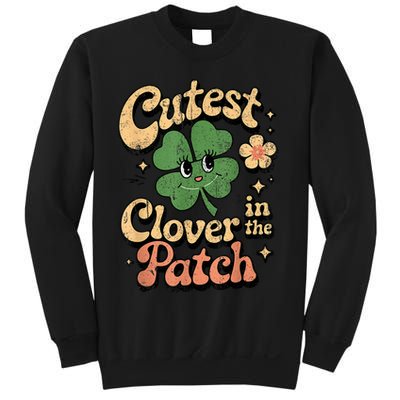 Girl Cutest Clover In The Patch Baby St Patricks Day Gift Sweatshirt
