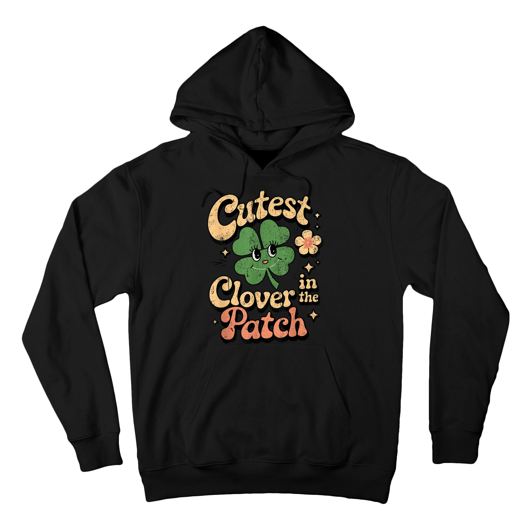 Girl Cutest Clover In The Patch Baby St Patricks Day Gift Tall Hoodie