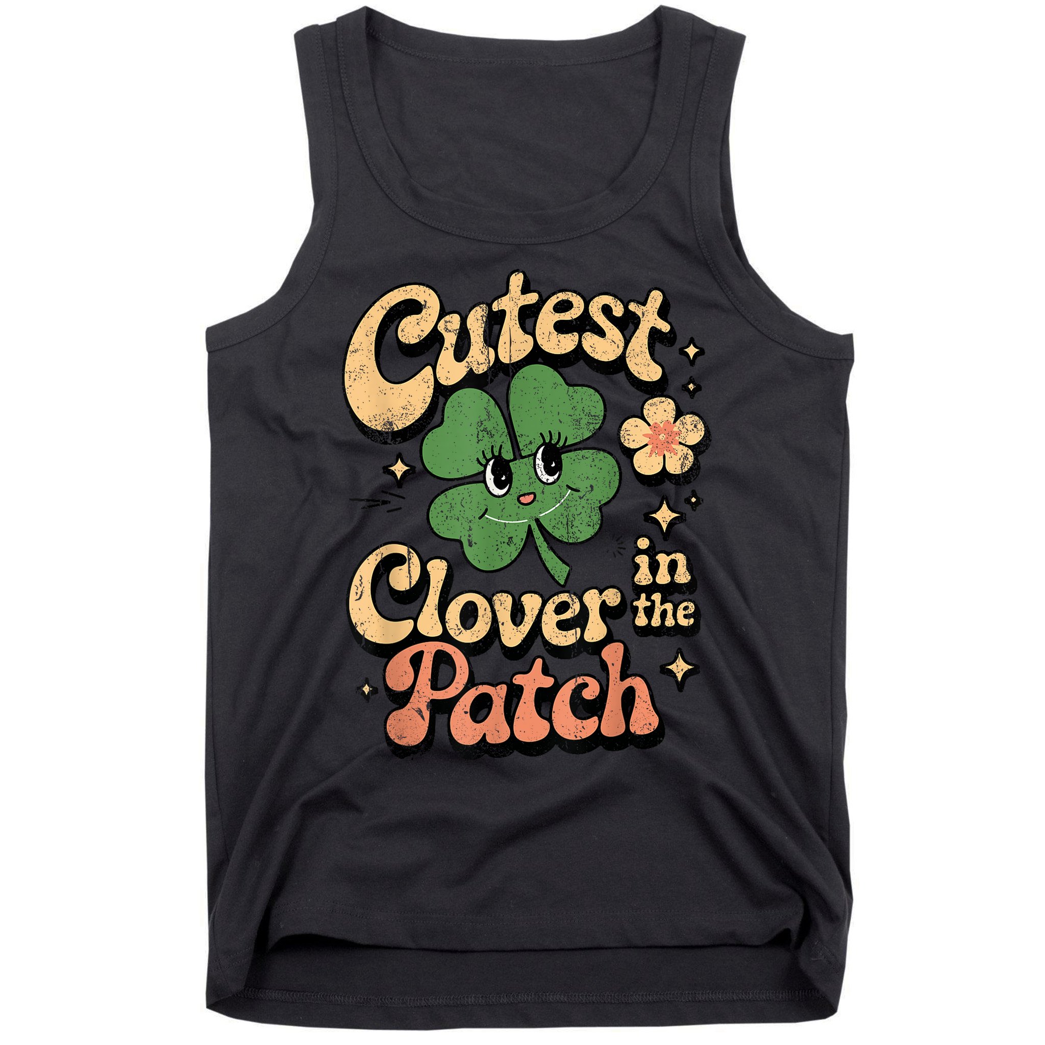 Girl Cutest Clover In The Patch Baby St Patricks Day Gift Tank Top