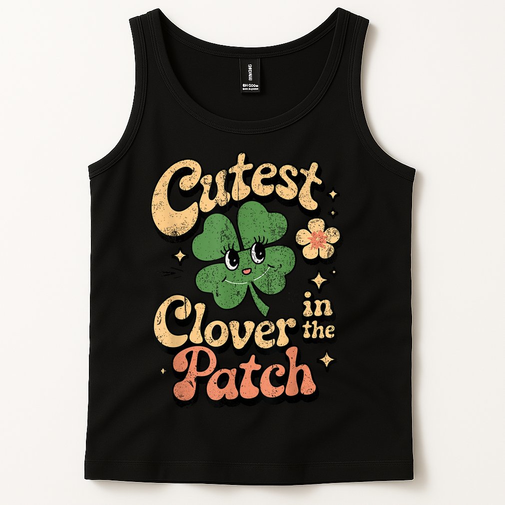 Girl Cutest Clover In The Patch Baby St Patricks Day Gift Tank Top
