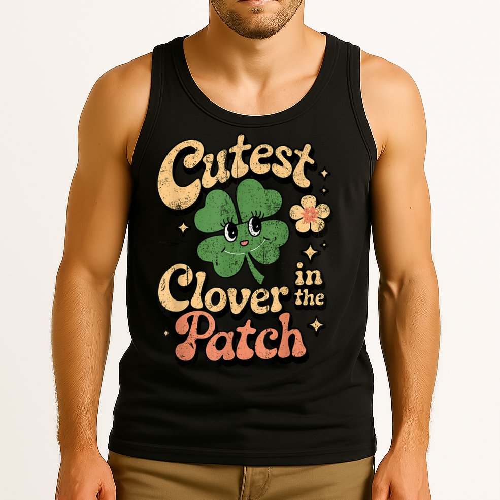 Girl Cutest Clover In The Patch Baby St Patricks Day Gift Tank Top