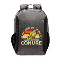 Green Cheek Conure ID Rather Be With My Conure Vector Backpack