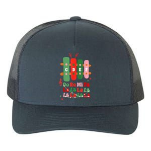 Groovy Christmas Cdef Do Re Mi Fa La La La La Music Teacher Xmas Gift Yupoong Adult 5-Panel Trucker Hat