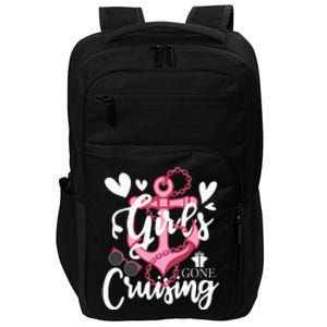 Gone Cruising Cruise Ship Lover Cruiser Trip Impact Tech Backpack