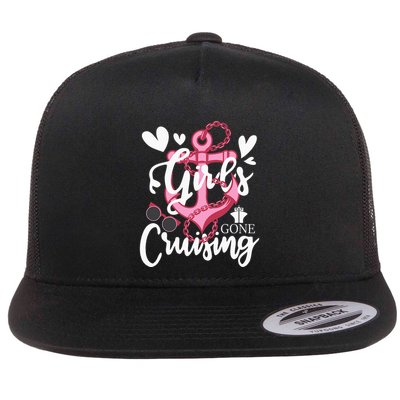 Gone Cruising Cruise Ship Lover Cruiser Trip Flatbill Hat