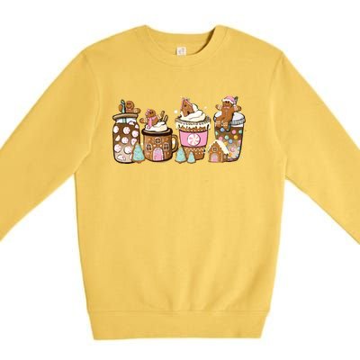 Gingerbread Christmas Coffee Christmas Coffee Premium Crewneck Sweatshirt