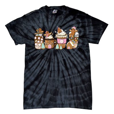 Gingerbread Christmas Coffee Christmas Coffee Tie-Dye T-Shirt