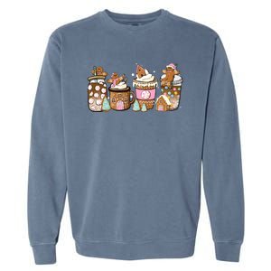 Gingerbread Christmas Coffee Christmas Coffee Garment-Dyed Sweatshirt