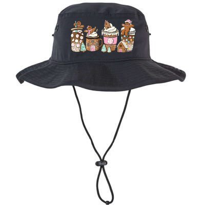 Gingerbread Christmas Coffee Lover Latte Drink Funny Xmas Legacy Cool Fit Booney Bucket Hat