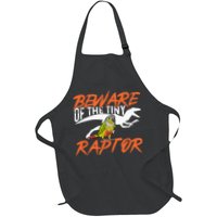 Green Cheek Conure Beware Of The Tiny Raptor Bird Conure Full-Length Apron With Pockets
