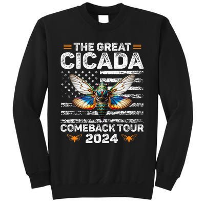 Great Cicada Come Back 2024 Cicada Invasion 2024 Sweatshirt