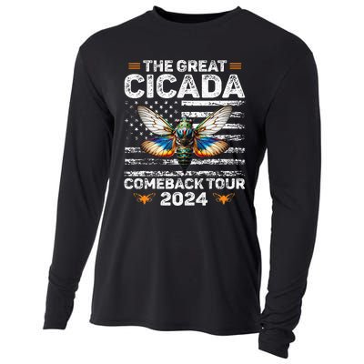 Great Cicada Come Back 2024 Cicada Invasion 2024 Cooling Performance Long Sleeve Crew