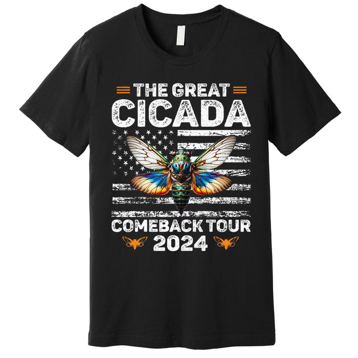 Great Cicada Come Back 2024 Cicada Invasion 2024 Premium T-Shirt