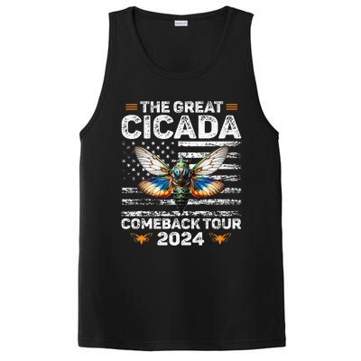 Great Cicada Come Back 2024 Cicada Invasion 2024 PosiCharge Competitor Tank