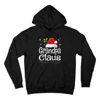 Grandpa Claus Christmas Lights Pajama Family Hoodie