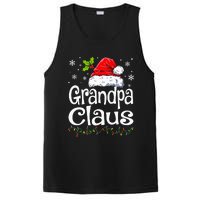 Grandpa Claus Christmas Lights Pajama Family PosiCharge Competitor Tank