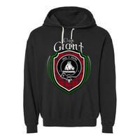 Grant Clan Crest Scottish Clan Grant Family Crest Badge Garment-Dyed Fleece Hoodie