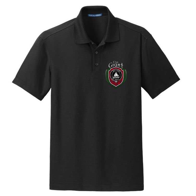 Grant Clan Crest Scottish Clan Grant Family Crest Badge Dry Zone Grid Polo
