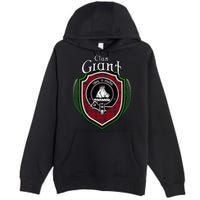 Grant Clan Crest Scottish Clan Grant Family Crest Badge Premium Pullover Hoodie