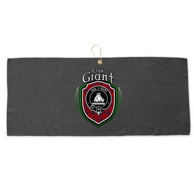 Grant Clan Crest Scottish Clan Grant Family Crest Badge Large Microfiber Waffle Golf Towel