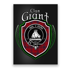 Grant Clan Crest Scottish Clan Grant Family Crest Badge Poster