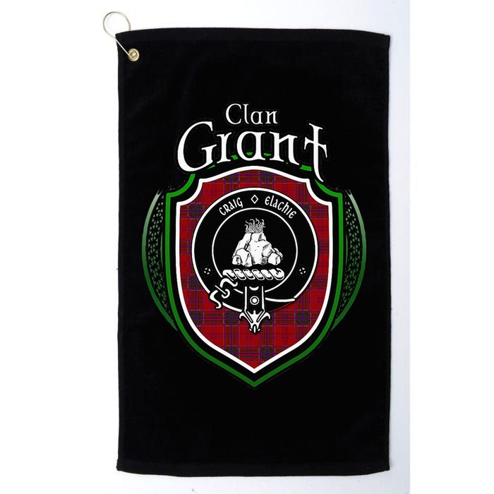 Grant Clan Crest Scottish Clan Grant Family Crest Badge Golf Towel