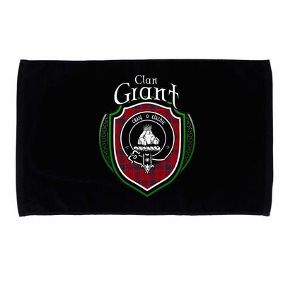 Grant Clan Crest Scottish Clan Grant Family Crest Badge Microfiber Hand Towel