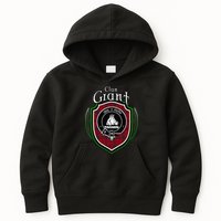 Grant Clan Crest Scottish Clan Grant Family Crest Badge Kids Hoodie