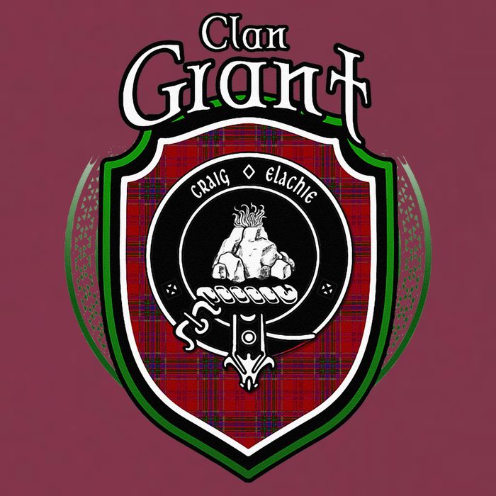 Grant Clan Crest Scottish Clan Grant Family Crest Badge 16oz Travel Tumbler