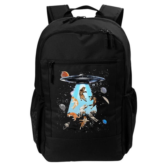 Galaxy Cat Cat UFO Funny Cat Cat Graphic Cat Owner Daily Commute Backpack