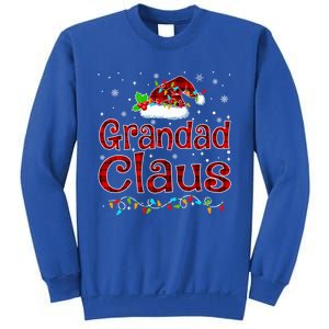 Grandad Claus Christmas Pajama Matching Family Xmas Lights Gift Sweatshirt