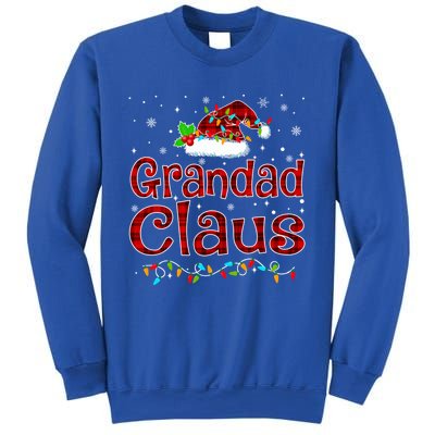 Grandad Claus Christmas Pajama Matching Family Xmas Lights Gift Sweatshirt