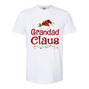 Grandad Claus Christmas Pajama Matching Family Xmas Lights Gift Softstyle CVC T-Shirt