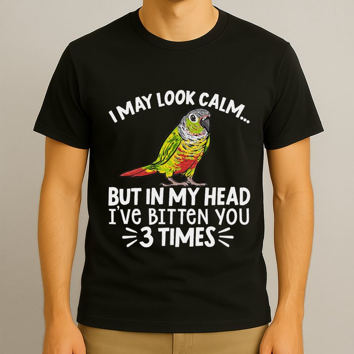 Green Cheek Conure Parrot Bird Conure T-Shirt