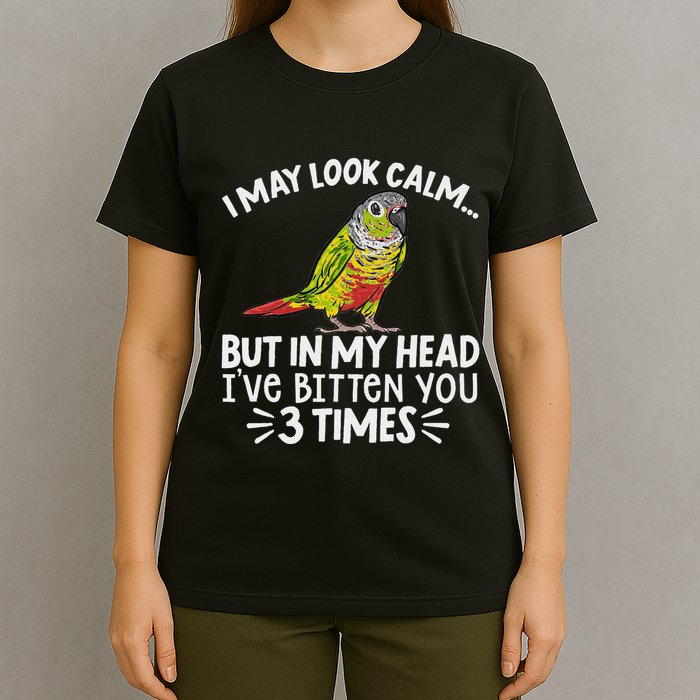Green Cheek Conure Parrot Bird Conure T-Shirt