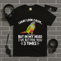 Green Cheek Conure Parrot Bird Conure T-Shirt