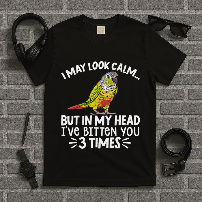 Green Cheek Conure Parrot Bird Conure T-Shirt