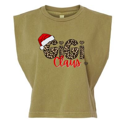 Gigi Claus Christmas Garment-Dyed Women's Muscle Tee