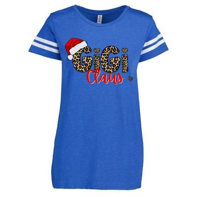 Gigi Claus Christmas Enza Ladies Jersey Football T-Shirt