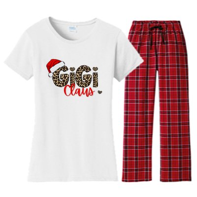 Gigi Claus Christmas Women's Flannel Pajama Set