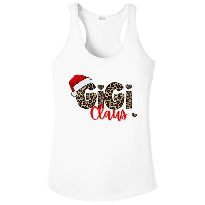 Gigi Claus Christmas Ladies PosiCharge Competitor Racerback Tank