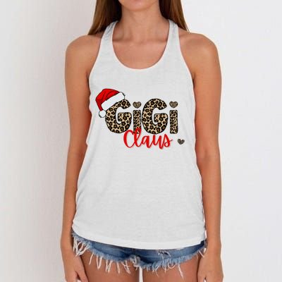 Gigi Claus Christmas Women's Knotted Racerback Tank