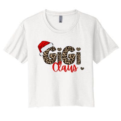 Gigi Claus Christmas Women's Crop Top Tee