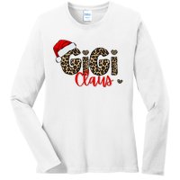 Gigi Claus Christmas Ladies Long Sleeve Shirt